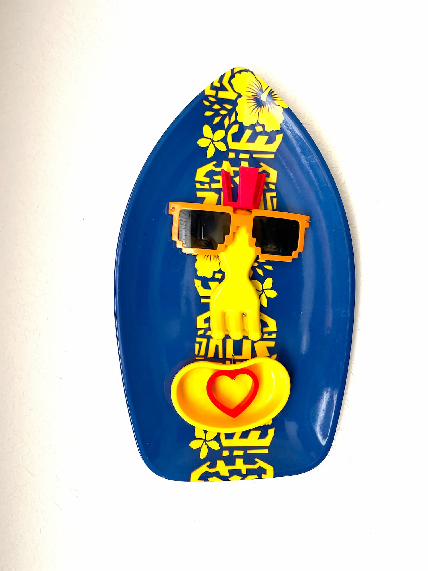 The Big Kahuna, found plastic assemblage by Lynn Charles Foster